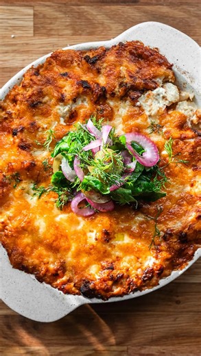 Jess Bunn | Culinary Cartel on Instagram: "Golden and Bubbly Cauliflower Cheese Dip Full recipe is in my substack this week, ep 58, linked through my Linktree in bio. This is cauliflower cheese, but pushed firmly into dip territory. Roasted cauliflower folded through a molten mix of cream cheese, sour cream, gruyère and smoked cheddar, then baked until bubbling and properly golden on top. Serve it hot with crisps, crackers or baguette toasts, and something sharp on top if you like. Pickles, herb