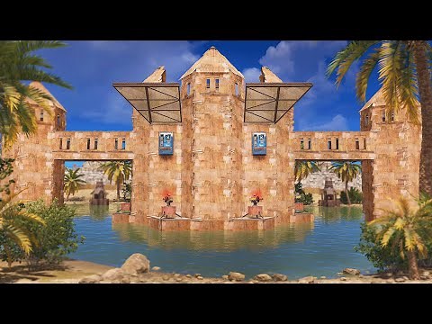 i built a floating oasis fortress...