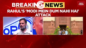 Rahul Gandhi attacks Prime Minister Narendra Modi, says, 'Modi Mein dum nahi Hai'; calls RSS the biggest enemy of OBC in a event Amit Bhardwaj shares us the latest update #RahulGandhi #NarendraModi #OBCevent #RSS | Sneha Mordani | India Today