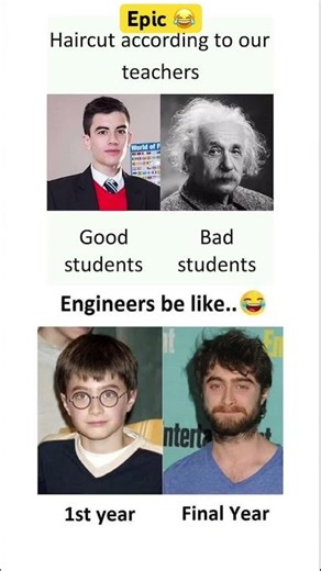 “Teachers vs reality after engineering#funnymemes #engineering #students #teacher #laugh #relatable”
