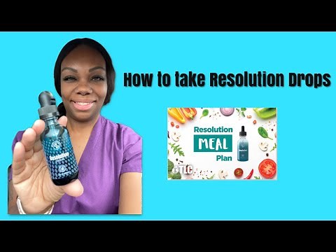 TLC’s Resolution Drops | How to take the drops