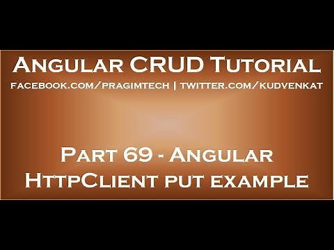 Angular httpclient put example