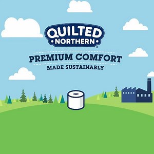 Curious how we make Quilted Northern Ultra Soft & Strong® so comfy AND sustainable? It’s our proprietary manufacturing process. | Quilted Northern Toilet Paper