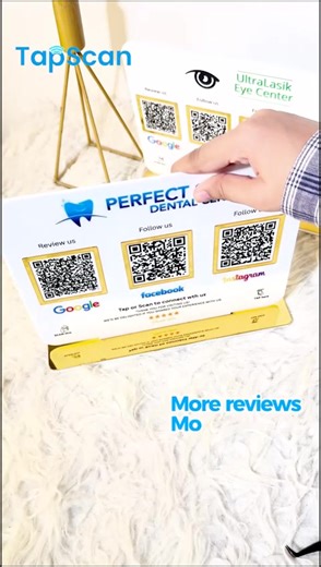 2.7K views | ❌ Stop Losing Reviews & Followers! Turn your counter into a growth machine with our modern NFC + QR Code Stand  Tap or Scan = Instant Google Review & Follows!  Ideal for: 喙 Clinics |  Cafes |  Shops Boost your credibility and grow online – without lifting a finger. ✨ Effortless. Stylish. Effective.  ✅ Get yours now and level up your business! | Boost Biz Solutions | Facebook