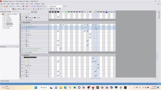 How to Make a FNaF fangame in Clickteam Fusion 2.5 ｜ Part 10： Multiple Nights