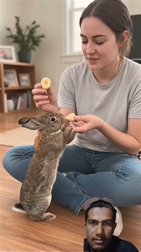 I Found a Baby Rabbit 🐇🐰 & Now He’s My Best Friend 🤩❤️ #animals #rabbit #shorts