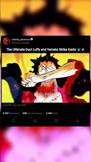 The Ultimate Duo! Luffy and Yamato Strike Kaido 🐲⚡