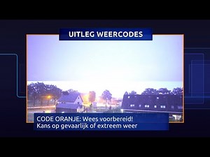 Code geel, code rood... Wat betekenen die weercodes ook alweer?