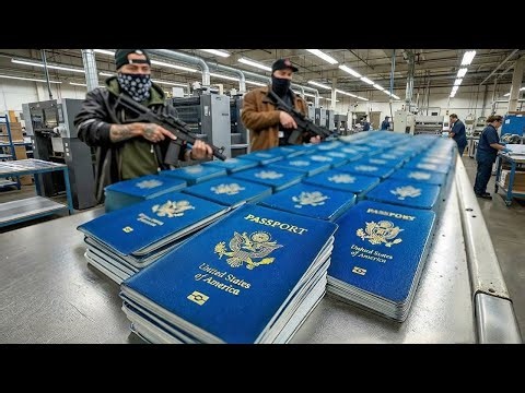Inside the U.S. Passport Factory: How America Prints Its Most Secure Document (Full Process)