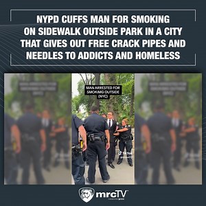 16K views · 285 reactions | If your city is giving out free crack pipes, people are probably going to think they can smoke whatever they want in the park. | MRCTV | Facebook