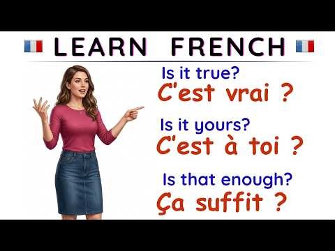 Learn French: Everyday Dialogues & Phrases You Must Know | Easy French for beginners | Français