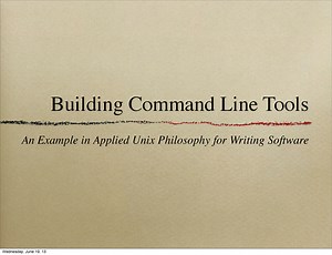 Building Command Line Tools