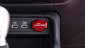JSWAN Carbon Fiber Cigarette Lighter Cap Compatible with Honda 11th gen Civic Type R FL5 CRV Pilot (2023 to 2026) Center Console Cigarette Lighter Plug Cover Trim Interior Accessories (Glossy Red)