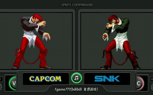 SNK vs CAPCOM（CAPCOM vs SNK） 游戏角色对比