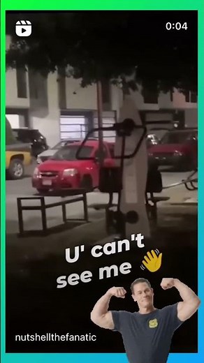 John Cena intense workout