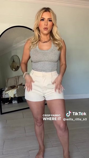 Cute High Waisted Chino Shorts for Summer Fashion