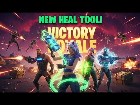 Fortnite Blitz Gameplay – New Healing Tool Helped Us Win Victory Royale