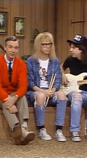 Wayne and Garth Move Into Mister Rogers' Neighborhood (Funny Sora 2 AI) #viralvideo #youtubeshorts