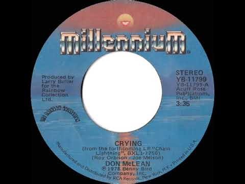 1981 HITS ARCHIVE: Crying - Don McLean (stereo 45--#1 UK hit)
