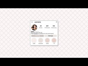 instagram themed carrd tutorial - cr ailluelle