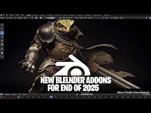 New end of 2025 blender addons