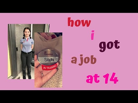 HOW I GOT A JOB AT 14 !