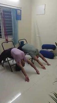 Setu Bandhasana with Chair Support | Gentle Backbend & Relaxation