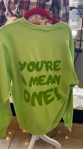 Armada --don't forget Friday is Grinch vs Santa. Stop in for your grinch wear. #shoplocal 🎄❤️💚 | Armade In MI