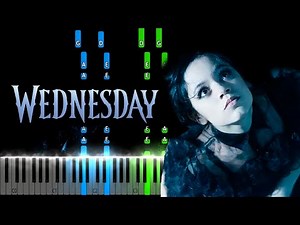 Wednesday Addams - Dance Scene Piano Tutorial
