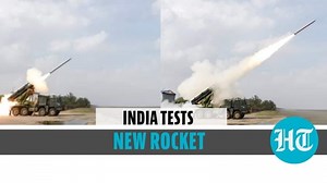 Watch: Indian Pinaka rocket's enhanced version successfully test-fired by DRDO