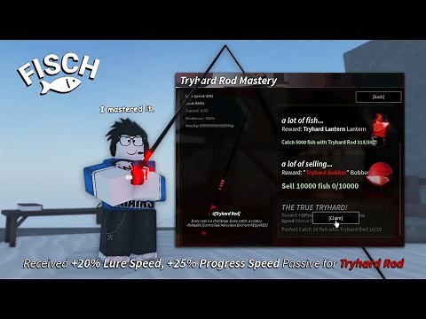 NEW CRAZY BUFF From The TRYHARD ROD MASTERY in Roblox FISCH!