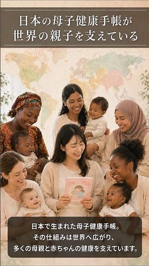 【日本発】世界を救う魔法のノート。母子健康手帳が繋ぐ「命のバトン」 #japan