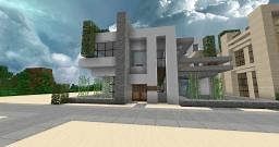 Modern beach house 1 Minecraft Map