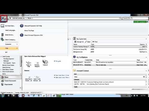 Microsoft Dynamics NAV - Navigating the Role Center