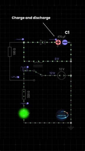 How to Build a Flasher Circuit Without Transistors#electronics