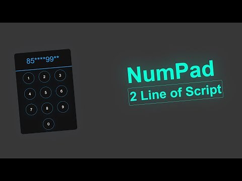 Awesome NumPad CSS Design full function JavaScript | NumPad in HTML | CSS HTML JavaScript project