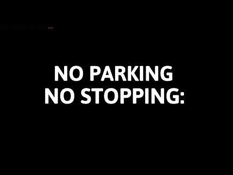 No Parking vs No Stopping Road Signs: What’s the Difference? British Columbia, Canada