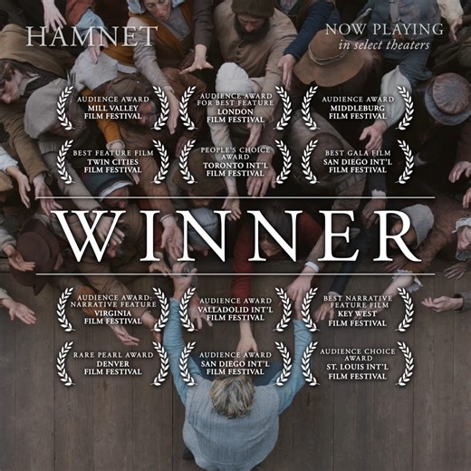 “Total, unequivocal perfection.” Experience Chloé Zhao‘s HAMNET – in theaters now! | Angelika Film Center