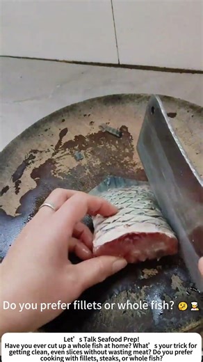 Cutting Fish into Portions – Knife Skills for Perfect Results! 🔪🐟