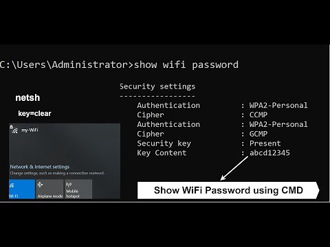 Check WiFi/SSID Password in Windows 10/11 Netsh Utility