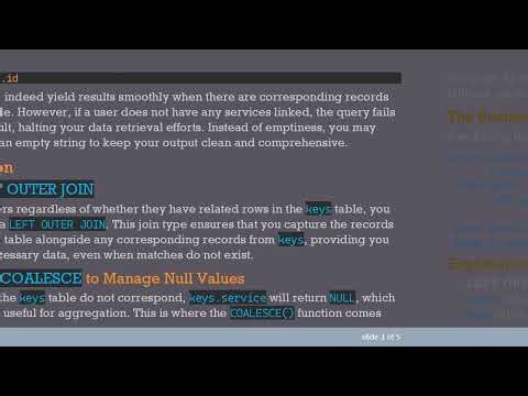 Solving PostgreSQL Joins: Return Aggregates Even When Keys are Missing