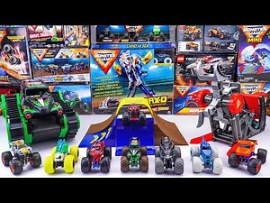 Monster Jam Collection Unboxing Review 🔥 Monster Jam Freestyle Flip Arena Playset