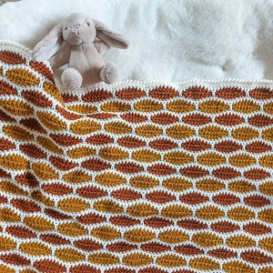 Crochet Pattern: Crochet Stripes Blanket, Crochet Fall Blanket Pattern, Crochet Waves Blanket, Easy Crochet Blanket- 13 SIZES Available - Etsy