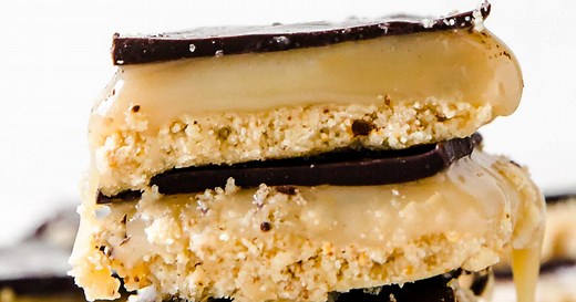 Easy Keto Caramel Slice – Sugar Free Londoner