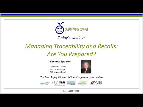 Managing Traceability and Recalls: Are You Prepared?