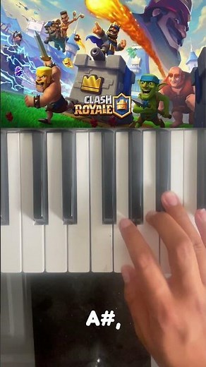 Clash Royale - (easy piano tutorial)