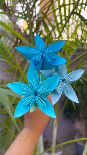 DIY Origami Easy Flower bouquet 💐💌 #shorts #shortsfeed