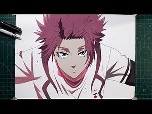 How to draw Itoshi Sae | Easy Step by Step Tutorial | Blue Lock