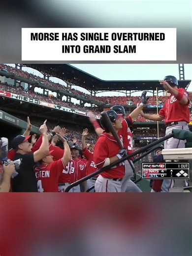 238K views · 1.2K reactions | On September 29, 2012, Michael Morse had his single changed to a grand slam and was instructed to return home to run around the bases. (via MLB_ #baseball #MLB #throwback #Nationals | MLB Throwbacks | Facebook