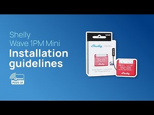 Shelly Wave 1PM Mini - Installation video